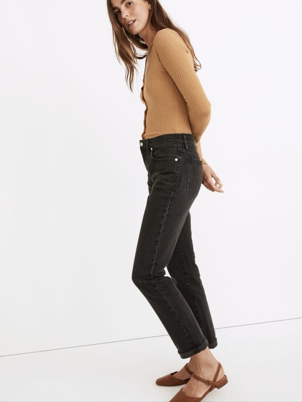 Madewell Women's Slim Boyjean-Lunar Wash